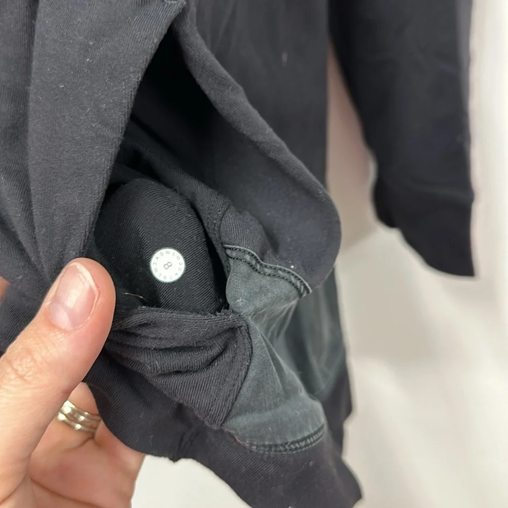 Lululemon black heather gray hooded sweatshirt 8 - Picture 4 of 6